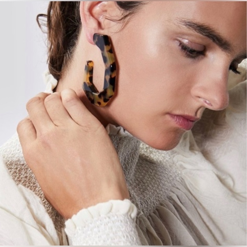 Rachel Comey Factor Earrings Tortoise